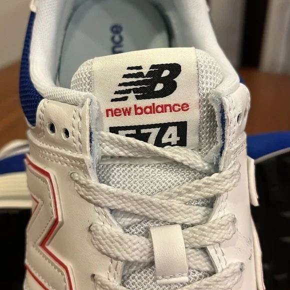 New Balance 574 Shoes Sneakers U574VN2 blue white Mens Size 10